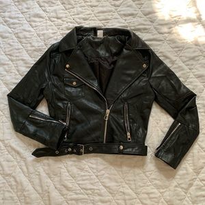 H&M faux leather jacket